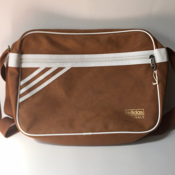 adidas messenger bag brown